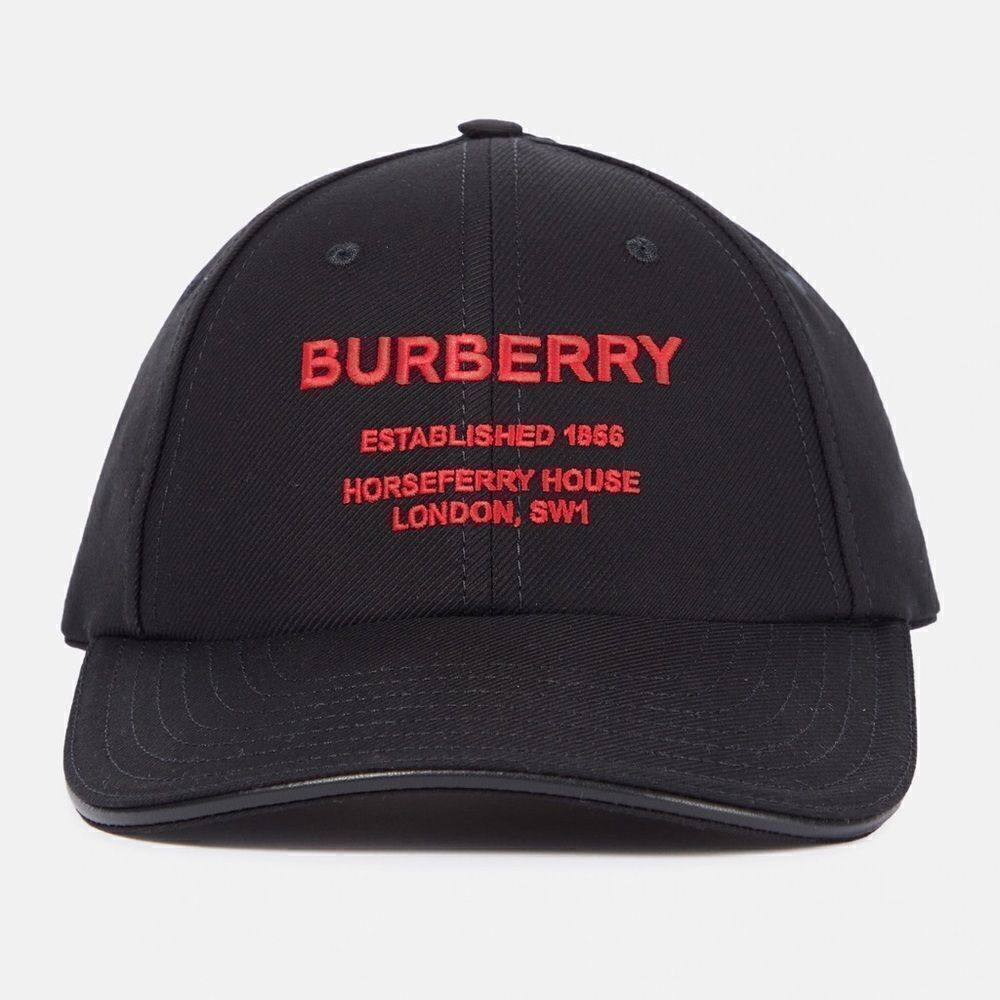 Burberry Horseferry-Motif Canvas Baseball Cap size S